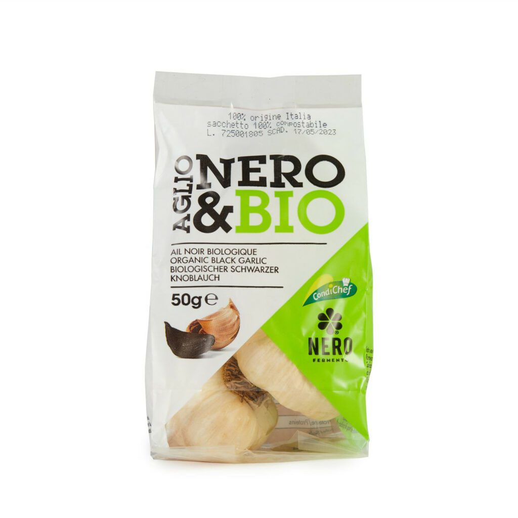 aglio nero biologico grossolano