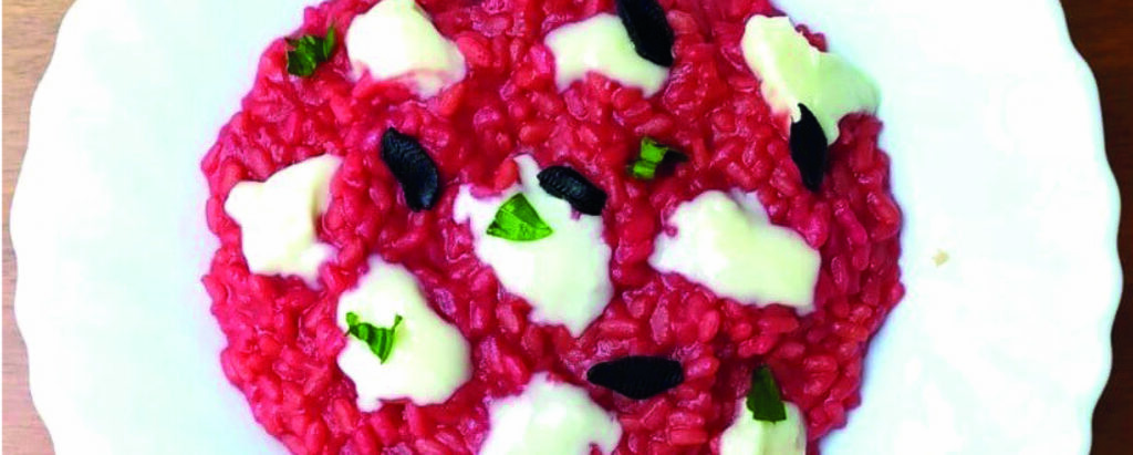 aglio nero ricette gourmet risotto aglio, rape e stracciatella